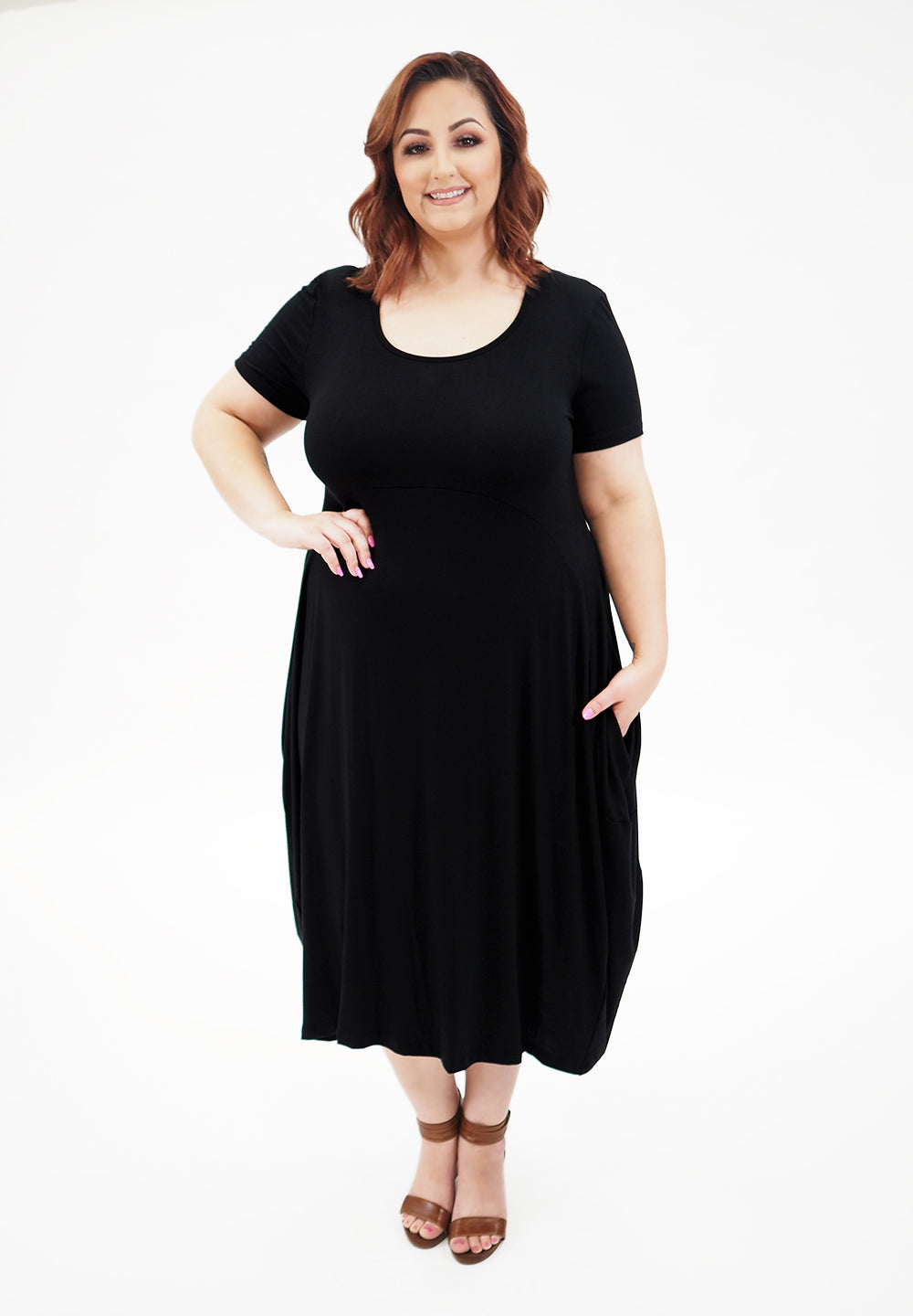 Women's Plus Size Dress | Celia Pocket Dress | SWAK Designs