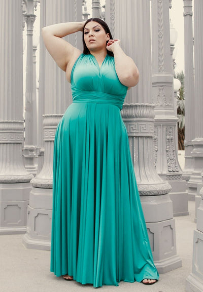 SWAK Designs Wrap 101 - The Anna Style for our Plus Size Eternity  Convertible Dress 
